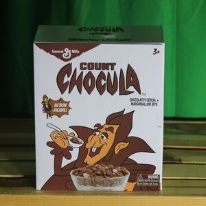 Count Chocula Cereal Box & Action Figure